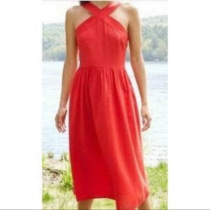 A New Day Red Halter Midi Dress. Size XXL.